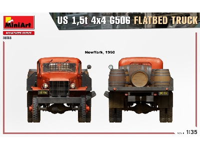 U.S. 1,5t 4&#215;4 G506 Flatbed Truck - zdjęcie 13