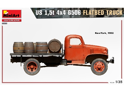 U.S. 1,5t 4&#215;4 G506 Flatbed Truck - zdjęcie 14