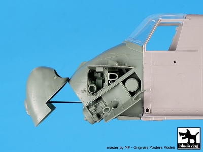 Uh-5 Wessex Engine + Folding Tail For Italeri - zdjęcie 5