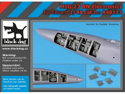 Mig 23 Bn Electronic For Eduard - zdjęcie 1