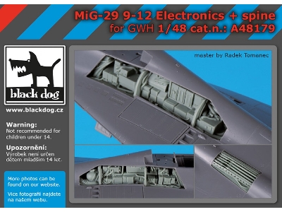 Mig-29 9-12 Electronics And Spine For Gwh - zdjęcie 1