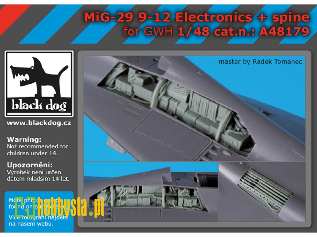 Mig-29 9-12 Electronics And Spine For Gwh - zdjęcie 1