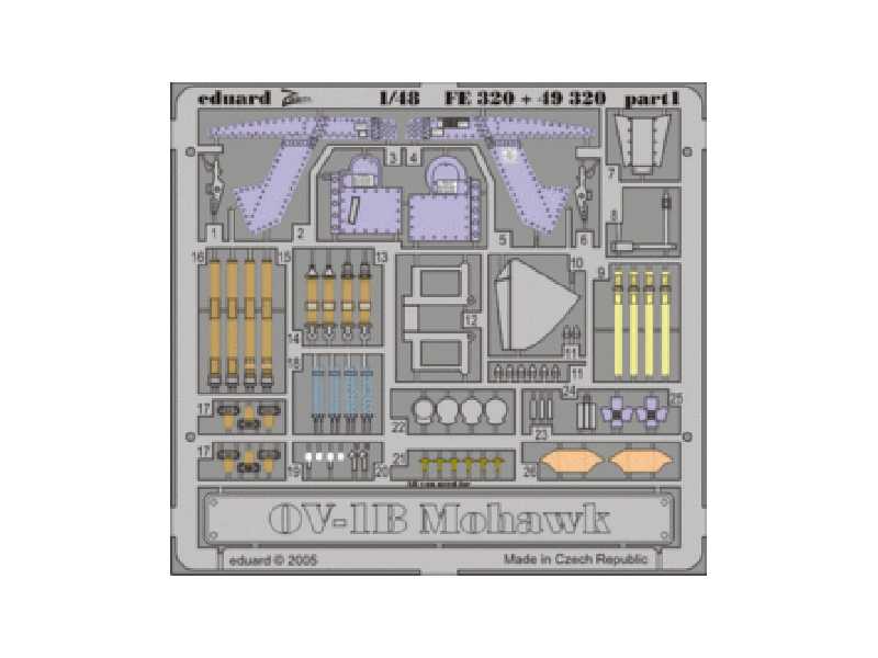  OV-1B 1/48 - Roden - blaszki - zdjęcie 1