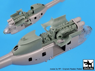 As 332 Super Puma Engine + Radar For Italeri - zdjęcie 2