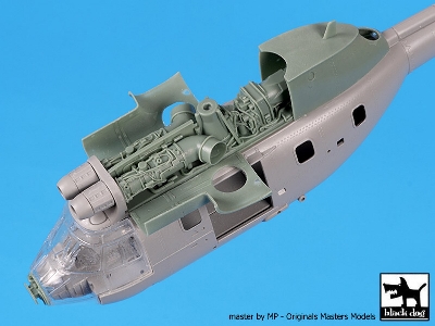 As 332 Super Puma Engine + Radar For Italeri - zdjęcie 5