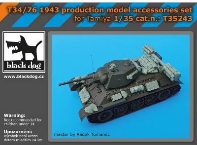 T34/76 1943 Production Model Accessories Set For Tamiya - zdjęcie 1