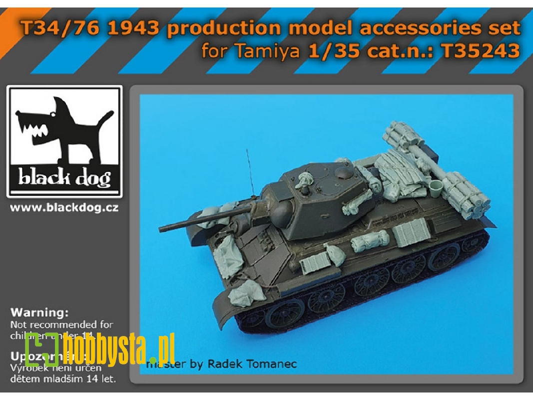 T34/76 1943 Production Model Accessories Set For Tamiya - zdjęcie 1