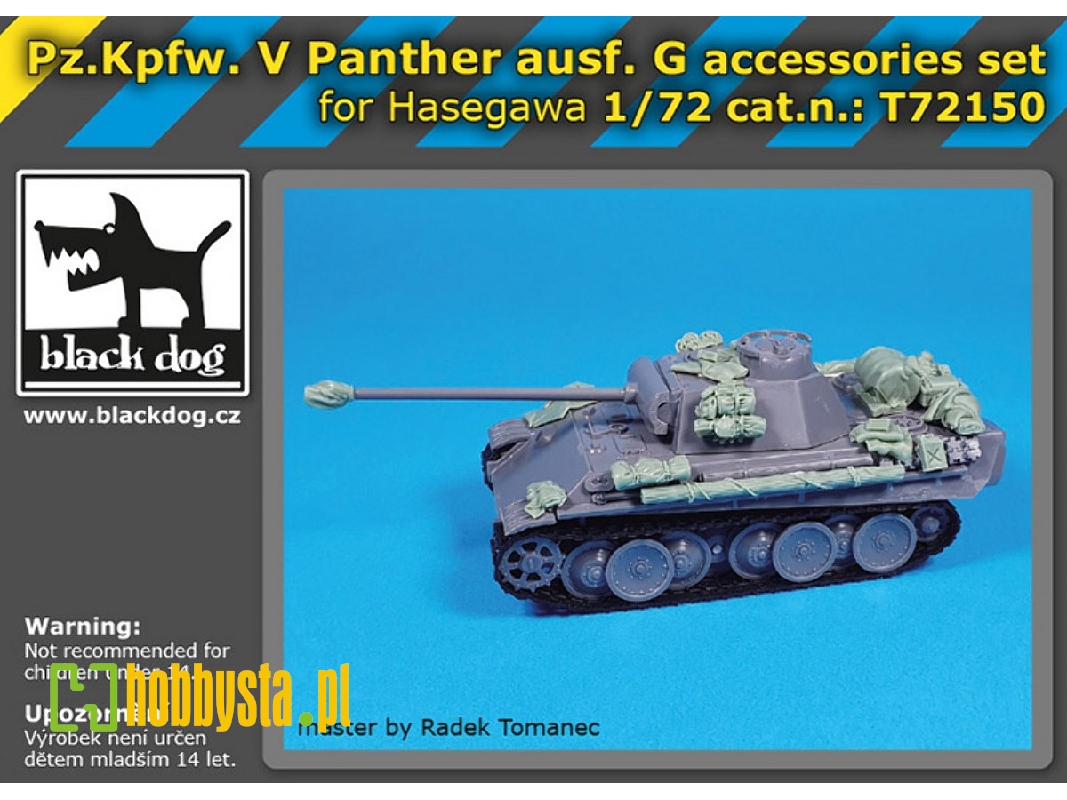 Pz.Kpfw V Panther Ausf G Accessories Set For Hasegawa - zdjęcie 1