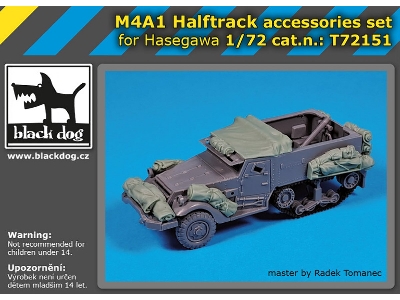 M4a1 Halftrack Accessories For Hasegawa - zdjęcie 1