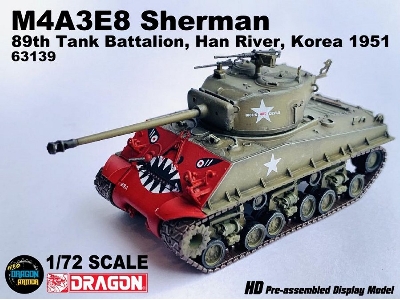 M4a3e8 Sherman 89th Tank Battalion, Han River, Korea 1951 - zdjęcie 1