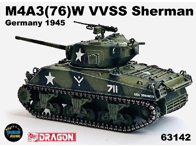 M4a3(76)w Vvss Sherman Germany 1945 - zdjęcie 2