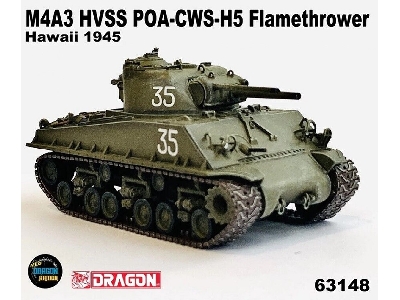 M4a3 Hvss Poa-cws-h5 Flamethrower Hawaii 1945 - zdjęcie 1