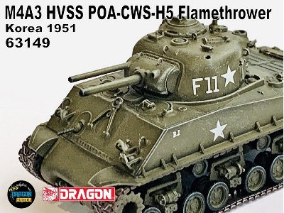 M4a3 Hvss Poa-cws-h5 Flamethrower Korea 1951 - zdjęcie 1