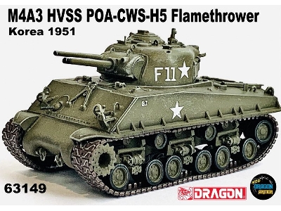M4a3 Hvss Poa-cws-h5 Flamethrower Korea 1951 - zdjęcie 2