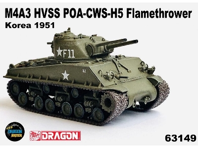 M4a3 Hvss Poa-cws-h5 Flamethrower Korea 1951 - zdjęcie 3