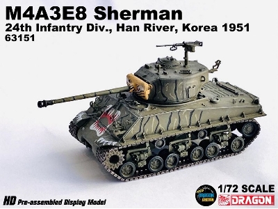 M4a3e8 Sherman 24th Infantry Div., Han River, Korea 1951 - zdjęcie 4