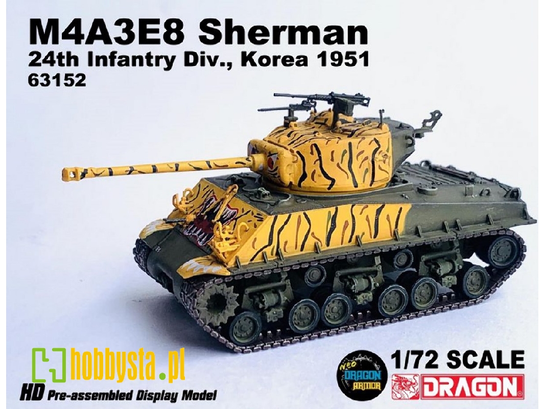 M4a3e8 Sherman 24th Infantry Div., Korea 1951 - zdjęcie 1