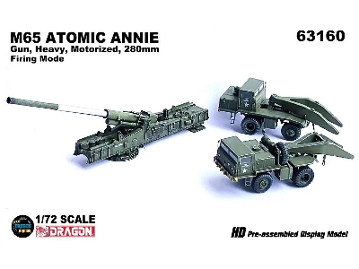 M65 Atomic Annie Gun, Heavy, Motorized, 280mm Firing Mode - zdjęcie 1