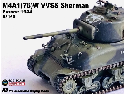 M4a1(76)w Vvss Sherman France 1944 - zdjęcie 1