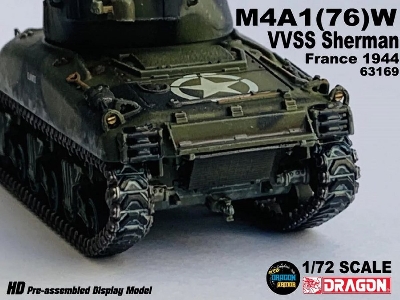 M4a1(76)w Vvss Sherman France 1944 - zdjęcie 2