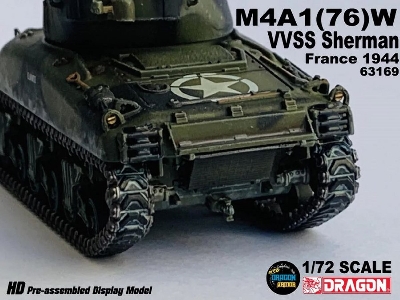 M4a1(76)w Vvss Sherman France 1944 - zdjęcie 2