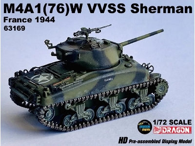 M4a1(76)w Vvss Sherman France 1944 - zdjęcie 3