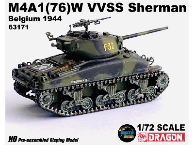 M4a1 (76)w Vvss Sherman Belgium 1944 - zdjęcie 1