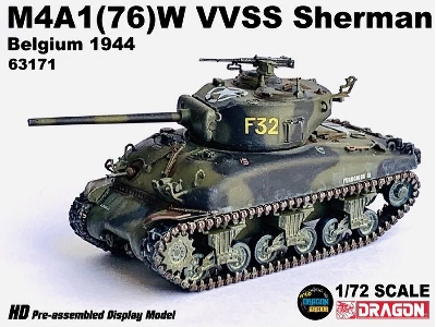 M4a1 (76)w Vvss Sherman Belgium 1944 - zdjęcie 5