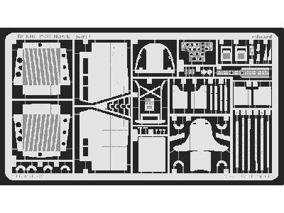  P-36 1/48 - Academy Minicraft - blaszki - zdjęcie 2