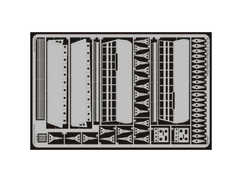  P-36 landing flaps 1/32 - Special Hobby - blaszki - zdjęcie 1