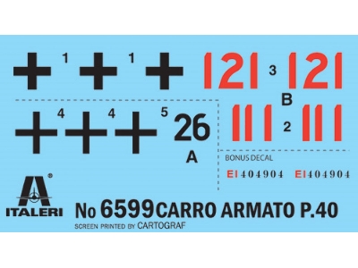 Czołg włoski Carro Armato P40 - zdjęcie 3