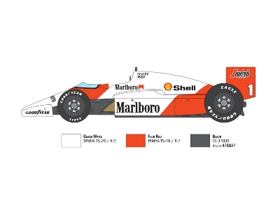 McLaren MP4/2C Prost-Rosberg - zdjęcie 5