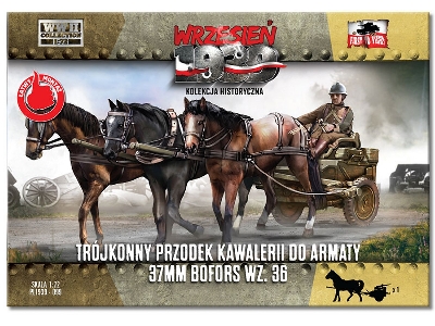 Trójkonny przodek kawalerii do armaty 37mm Bofors wz. 36 - zdjęcie 1