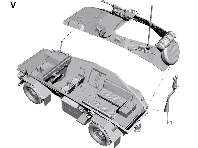 Niemiecki samochód opancerzony Sd.Kfz 247 Ausf. B z MG 34 - zdjęcie 6