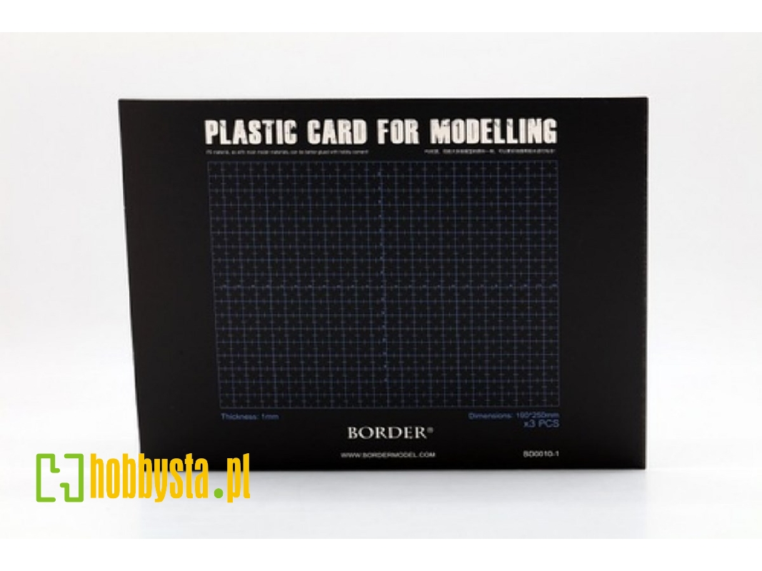 Plastic Card For Modelling 1mm (3 Pcs.) - zdjęcie 1 Plastic Card For Modelling 1mm (3 Pcs.) - zdjęcie 1