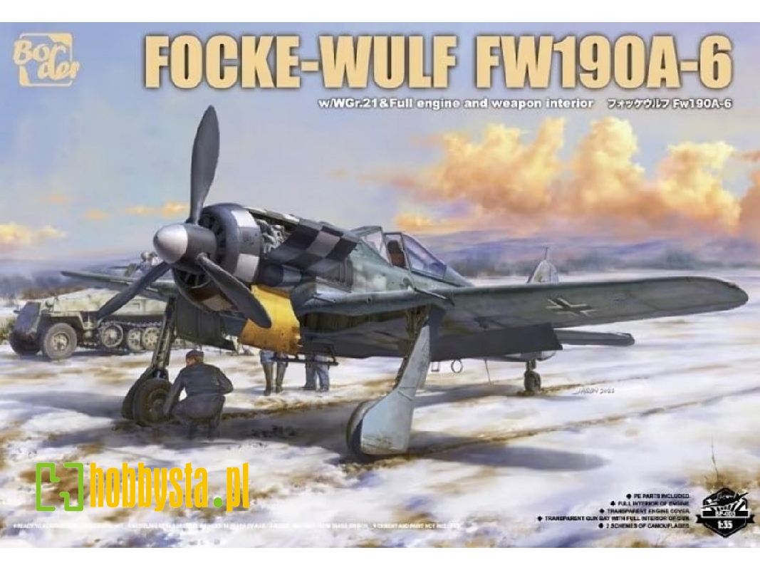 Focke-Wulf Fw 190A-6 w/Wgr. 21 & Pełne wnętrze silnika i uzbrojenia - zdjęcie 1 Focke-Wulf Fw 190A-6 w/Wgr. 21 & Pełne wnętrze silnika i uzbrojenia - zdjęcie 1
