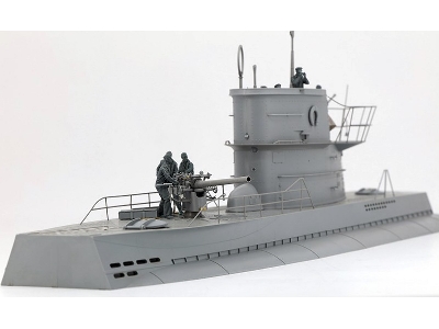 German Submarines & Commanders Set Of 6 Resin Figures - zdjęcie 4