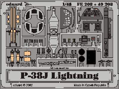 P-38J 1/48 - Hasegawa - blaszki - zdjęcie 5