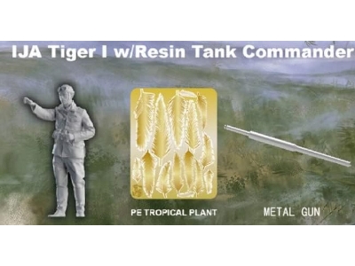 Ija Tiger I W/Resin Tank Commander - zdjęcie 2