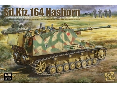 Sd.Kfz.164 Nashorn Early/Command Version W/4 Figures - zdjęcie 1