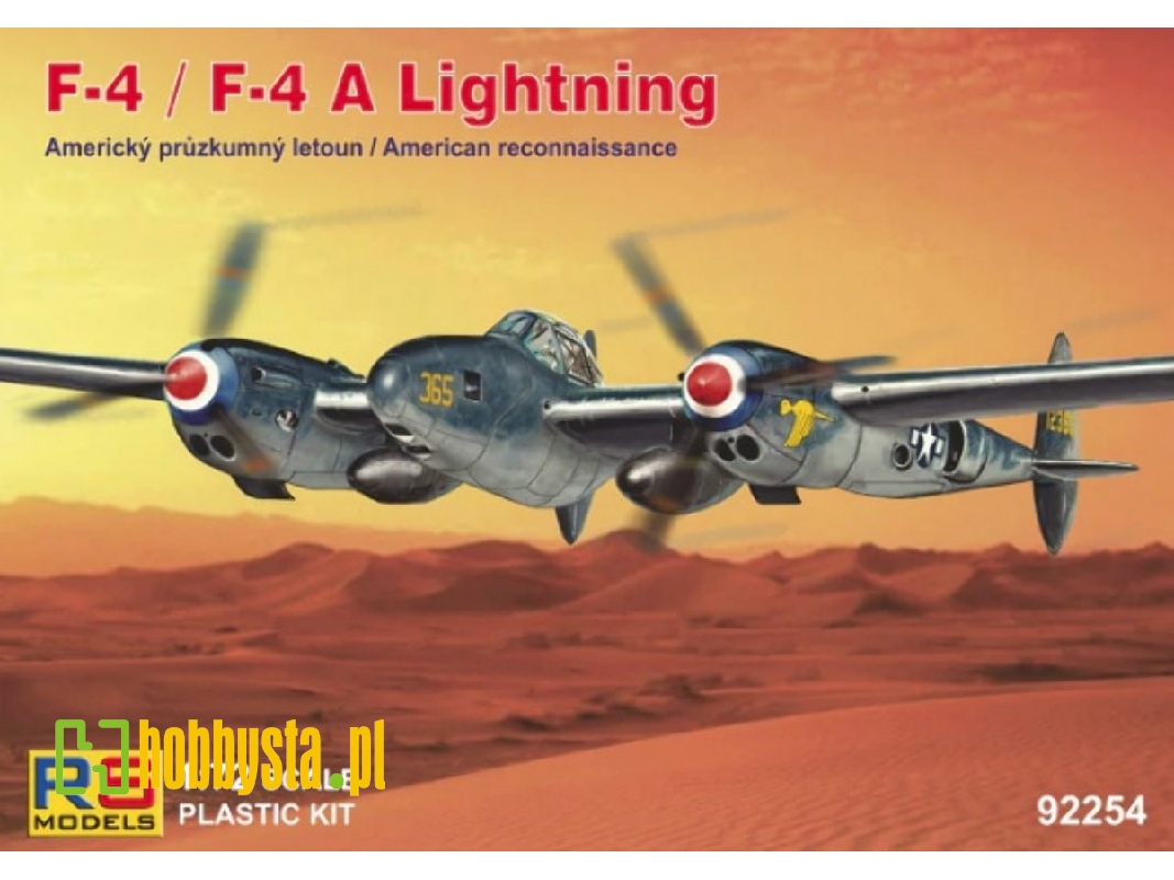 Lockheed F-4/F-4a Lightning American Reconnaissance - zdjęcie 1 Lockheed F-4/F-4a Lightning American Reconnaissance - zdjęcie 1