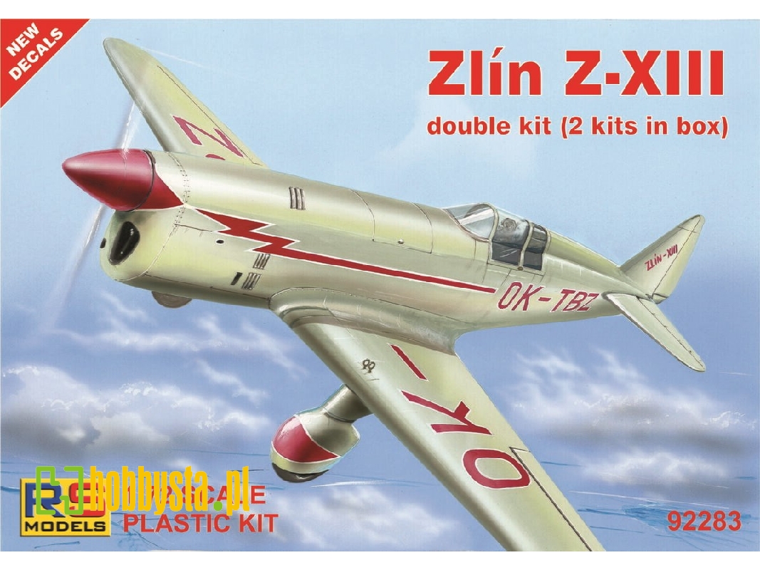 Zlin Z-xiii - Double Kit (2 Kits In Box) - zdjęcie 1 Zlin Z-xiii - Double Kit (2 Kits In Box) - zdjęcie 1
