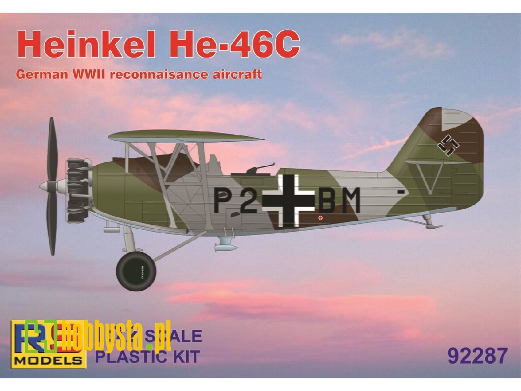 Heinkel He-46c - German Wwii Reconnaissance Aircraft - zdjęcie 1 Heinkel He-46c - German Wwii Reconnaissance Aircraft - zdjęcie 1