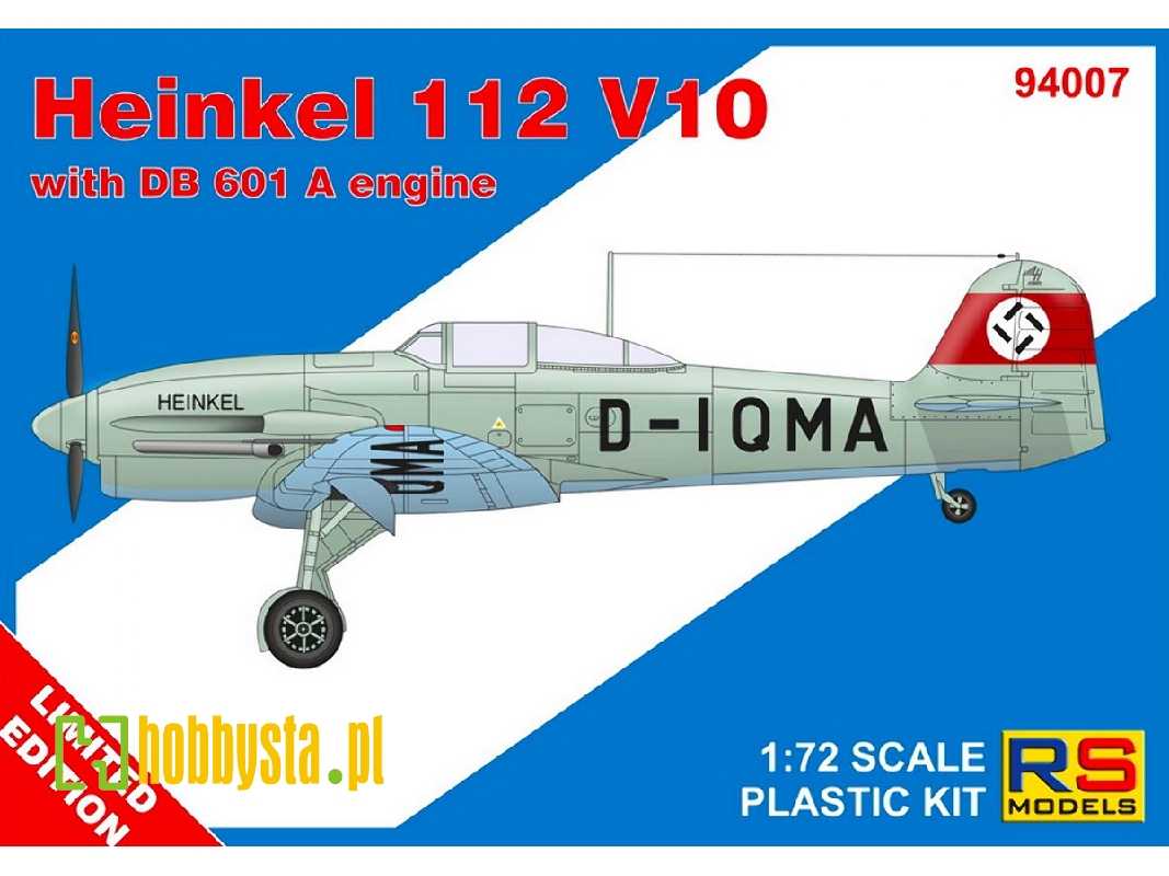 Heinkel 112 V10 - zdjęcie 1 Heinkel 112 V10 - zdjęcie 1