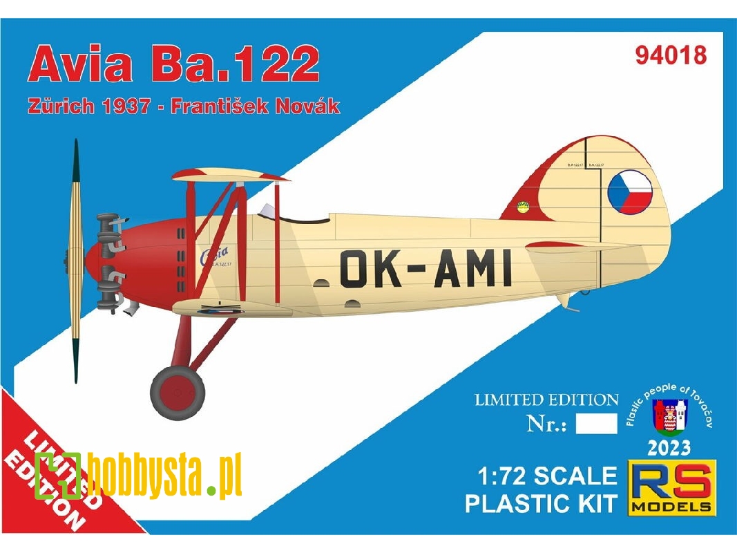 Avia Ba.122 - Zurich 1937 - Frantisek Novak - zdjęcie 1