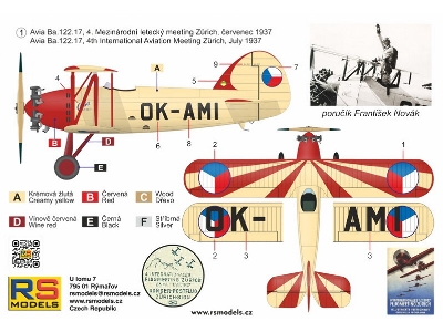 Avia Ba.122 - Zurich 1937 - Frantisek Novak - zdjęcie 2