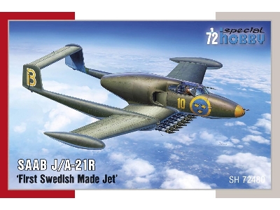 SAAB J/A-21R First Swedish Made Jet - zdjęcie 1