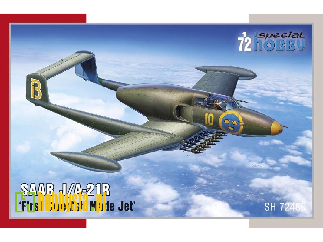 SAAB J/A-21R First Swedish Made Jet - zdjęcie 1 SAAB J/A-21R First Swedish Made Jet - zdjęcie 1