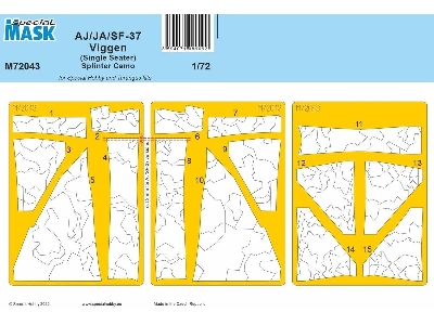 Aj/Ja/Sf-37 Viggen (Single Seater) Splinter Camo - zdjęcie 1