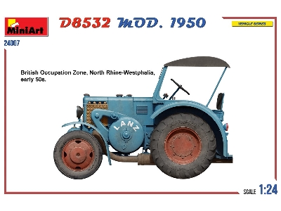 German Traffic Tractor D8532  Mod.1950 - zdjęcie 13